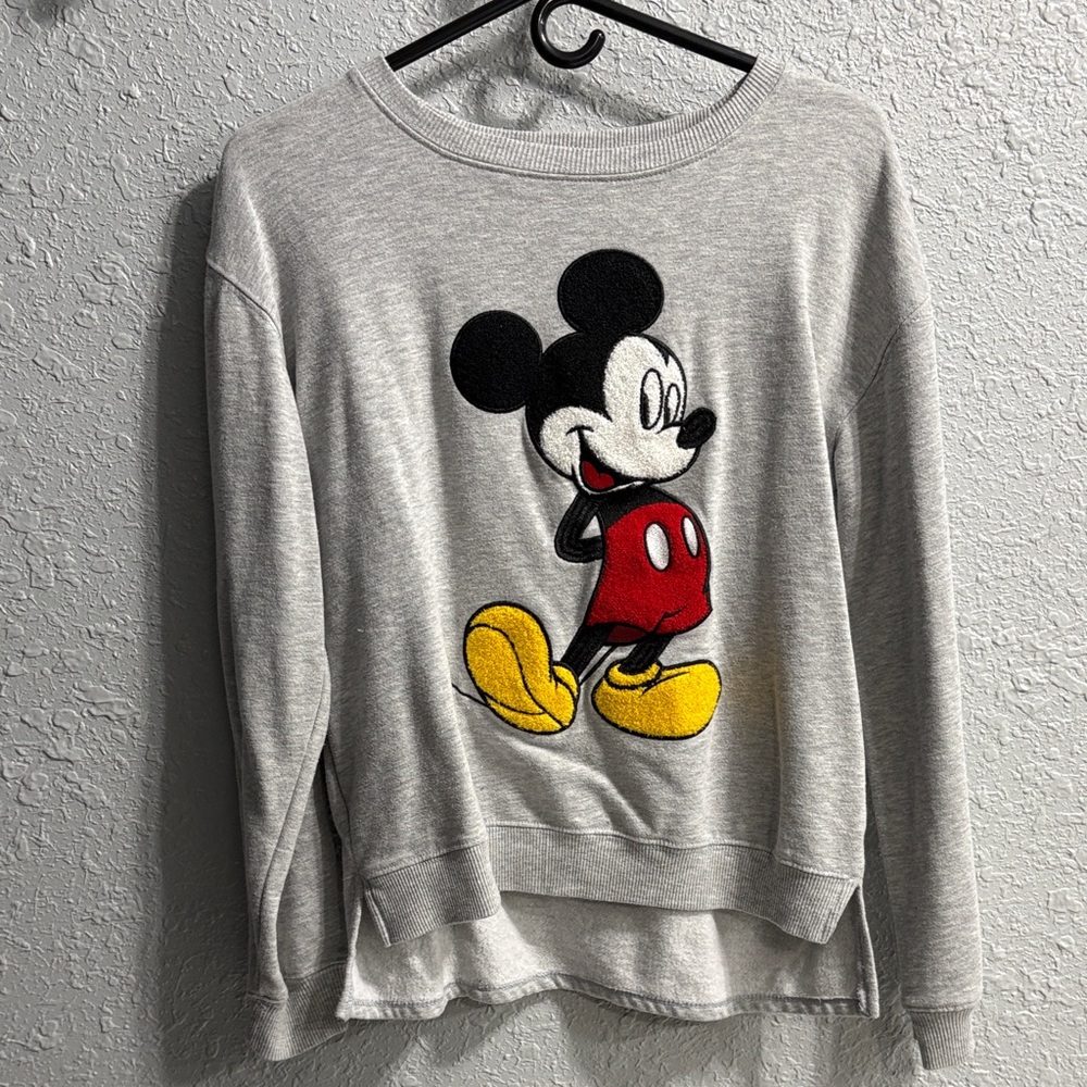 Disney Mickey Mouse Embroidered Sweatshirt